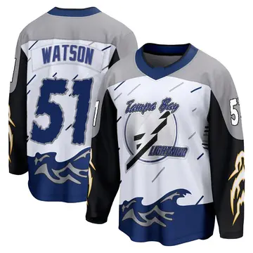 Men's Austin Watson Tampa Bay Lightning ＃51 Breakaway White Special Edition 2.0 Jersey