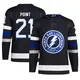 Men's Brayden Point Tampa Bay Lightning ＃21 Authentic Black Alternate Primegreen Jersey