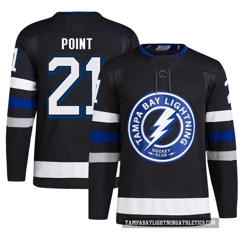 Men's Brayden Point Tampa Bay Lightning ＃21 Authentic Black Alternate Primegreen Jersey