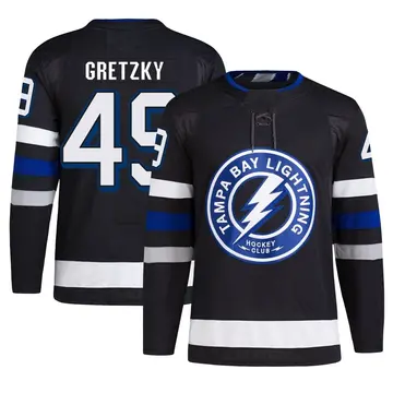 Men's Brent Gretzky Tampa Bay Lightning ＃49 Authentic Black Alternate Primegreen Jersey