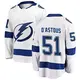 Men's Charles-Edouard D'Astous Tampa Bay Lightning ＃51 Breakaway White Away Jersey