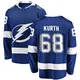 Men's Connor Kurth Tampa Bay Lightning ＃68 Breakaway Blue Home Jersey