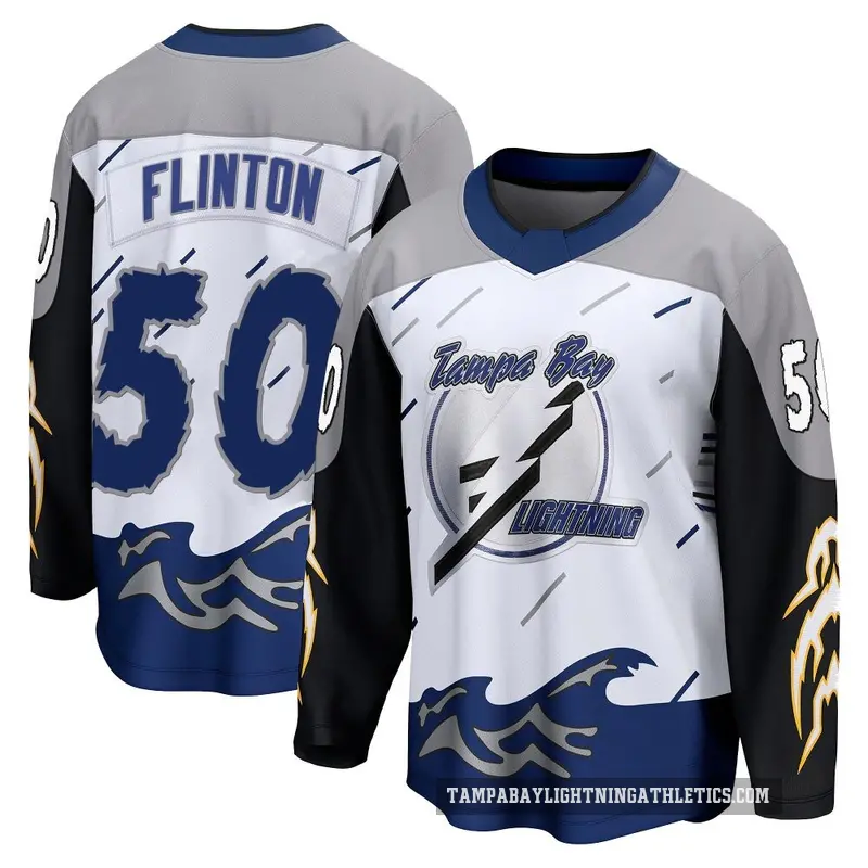 Men's Cooper Flinton Tampa Bay Lightning ＃50 Breakaway White Special Edition 2.0 Jersey