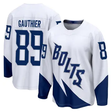 Men's Ethan Gauthier Tampa Bay Lightning ＃89 Breakaway White 2022 Stadium Series Jersey