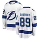 Men's Ethan Gauthier Tampa Bay Lightning ＃89 Breakaway White Away Jersey