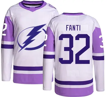 Men's Ryan Fanti Tampa Bay Lightning ＃32 Authentic Hockey Fights Cancer Jersey