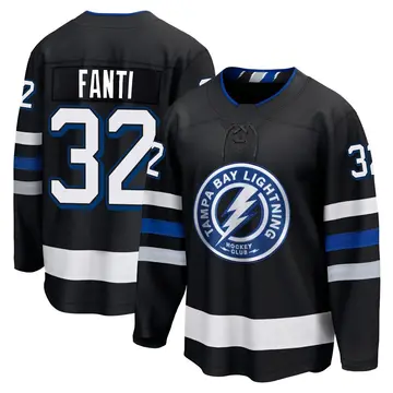Men's Ryan Fanti Tampa Bay Lightning ＃32 Breakaway Black Alternate Premier Jersey