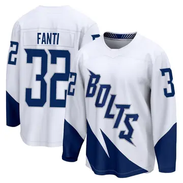 Men's Ryan Fanti Tampa Bay Lightning ＃32 Breakaway White 2022 Stadium Series Jersey