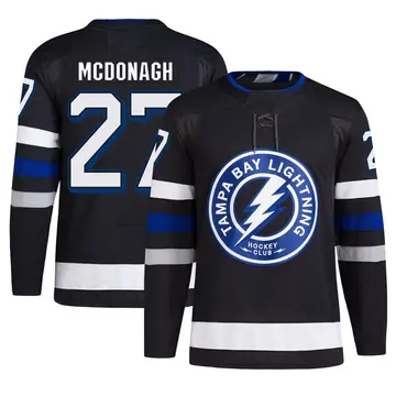Men's Ryan McDonagh Tampa Bay Lightning ＃27 Authentic Black Alternate Primegreen Jersey