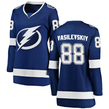 Women's Andrei Vasilevskiy Tampa Bay Lightning ＃88 Breakaway Blue Home Jersey