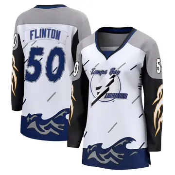 Women's Cooper Flinton Tampa Bay Lightning ＃50 Breakaway White Special Edition 2.0 Jersey