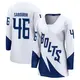 Women's Scott Sabourin Tampa Bay Lightning ＃46 Breakaway White 2022 Stadium Series Jersey