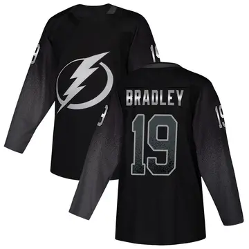 Youth Brian Bradley Tampa Bay Lightning ＃19 Authentic Black Alternate Jersey