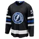 Youth Charles-Edouard D'Astous Tampa Bay Lightning ＃51 Breakaway Black Alternate Premier Jersey
