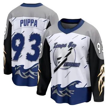 Youth Daren Puppa Tampa Bay Lightning ＃93 Breakaway White Special Edition 2.0 Jersey
