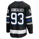 Youth Gage Goncalves Tampa Bay Lightning ＃93 Breakaway Black Alternate Premier Jersey
