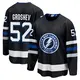 Youth Maxim Groshev Tampa Bay Lightning ＃52 Breakaway Black Alternate Premier Jersey