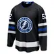 Youth Maxim Groshev Tampa Bay Lightning ＃52 Breakaway Black Alternate Premier Jersey