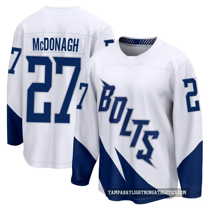 Youth Ryan McDonagh Tampa Bay Lightning ＃27 Breakaway White 2022 Stadium Series Jersey