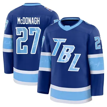 Youth Ryan McDonagh Tampa Bay Lightning ＃27 Premium Blue 2026 Stadium Series Jersey